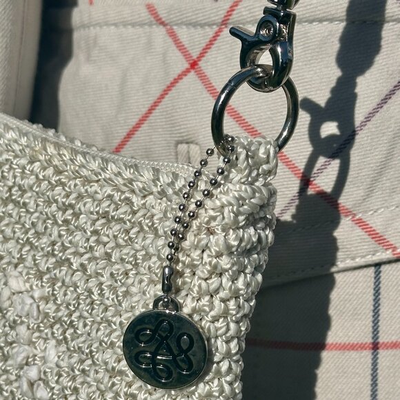 The SAK Lumi Convertible Crossbody Shoulder Bag Hand-Crochet Flower Bead Natural - Picture 6 of 13